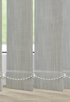 Brindisi, Silver - Vertical Blind Slats